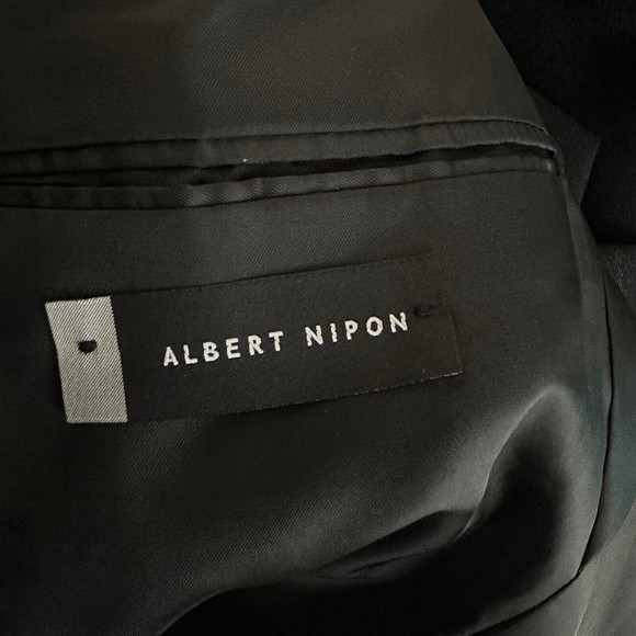 ALBERT NIPON Mens Gray Jacket Blazer Wool Size 42L - Picture 3 of 6